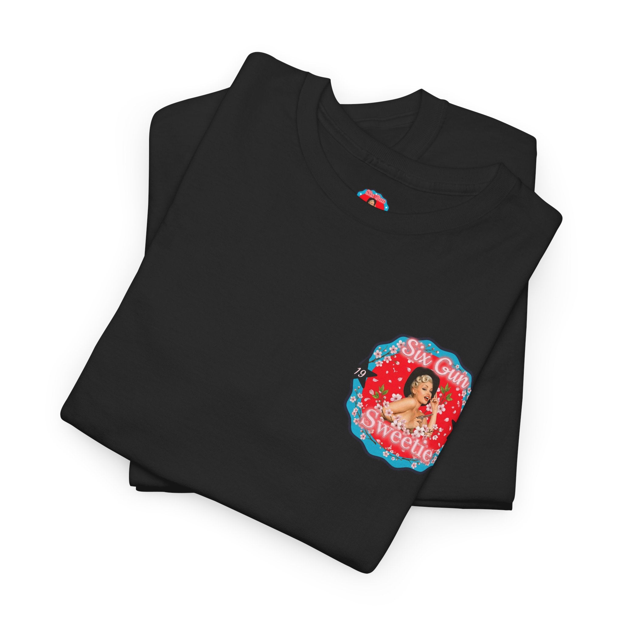 Chinease New Year, Fire Horse Graphic Tee — Flaming Horse Illustration T-Shirt (Oriental Zodiac-inspired) black, and red