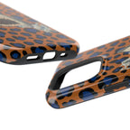 Shark Bite Leopard Print Phone Case — Magnetic Impact-Resistant