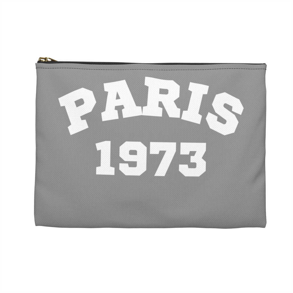 Accessory Pouch - Gothic Paris 1973 Horrorcore Skeleton and Flowers Feminine Surreal Design