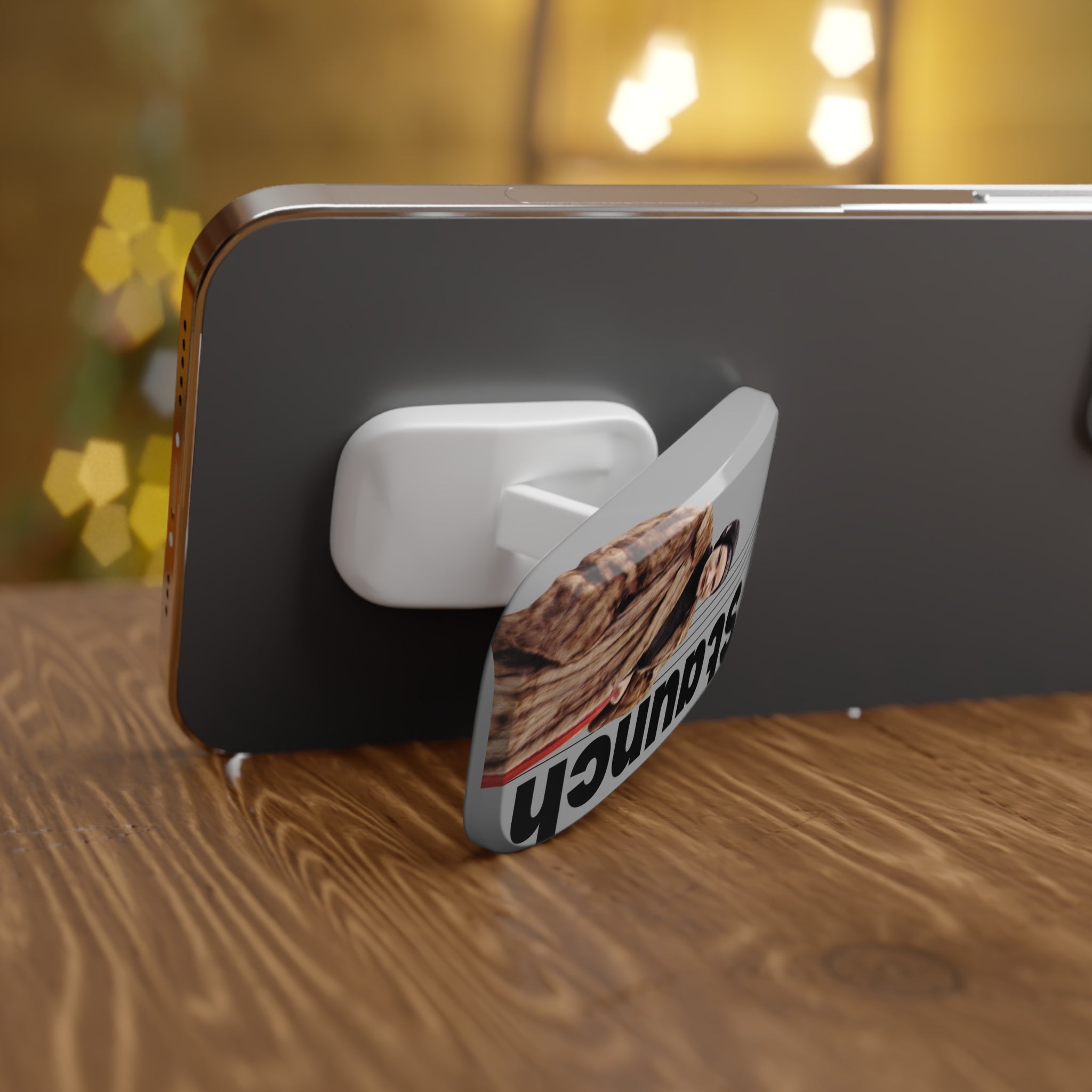 Phone Grip - Lil Edie Beale Grey Gardens Fur Coat Design