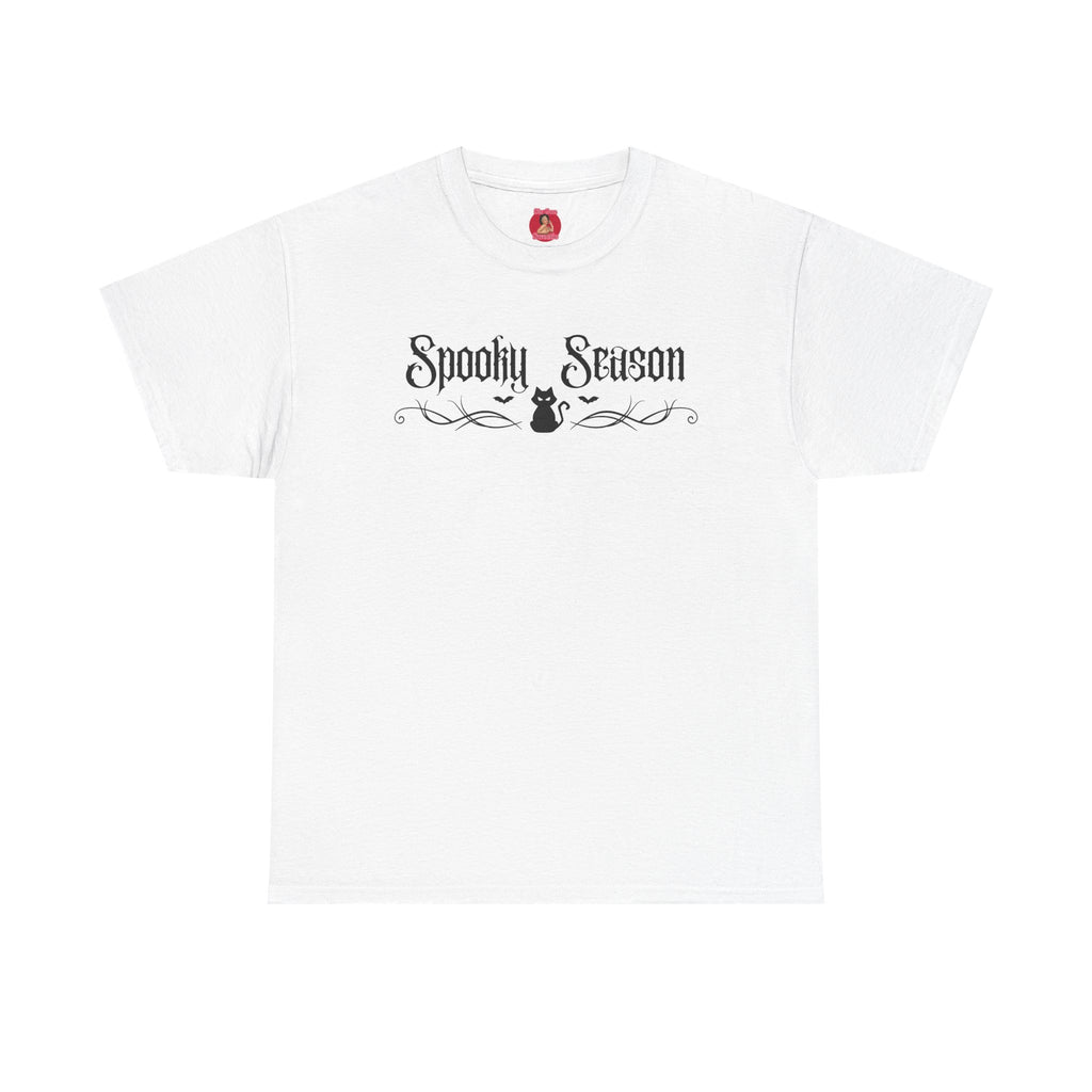 T-Shirt Spooky Season Black Kitty Tribal Unisex Tee