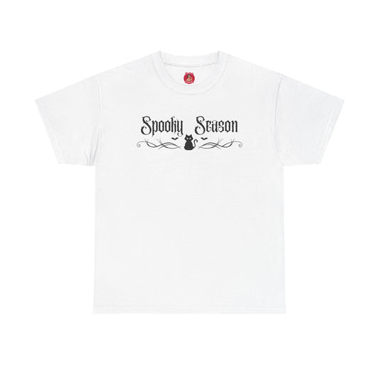 T-Shirt Spooky Season Black Kitty Tribal Unisex Tee