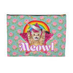 Accessory Pouch - English Roses with Psycho Kitty and Rainbow