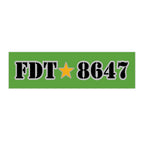 Political Bumper Stickers - FDT 8649 Anti Trump Anti Fascist Rebellion Revolution