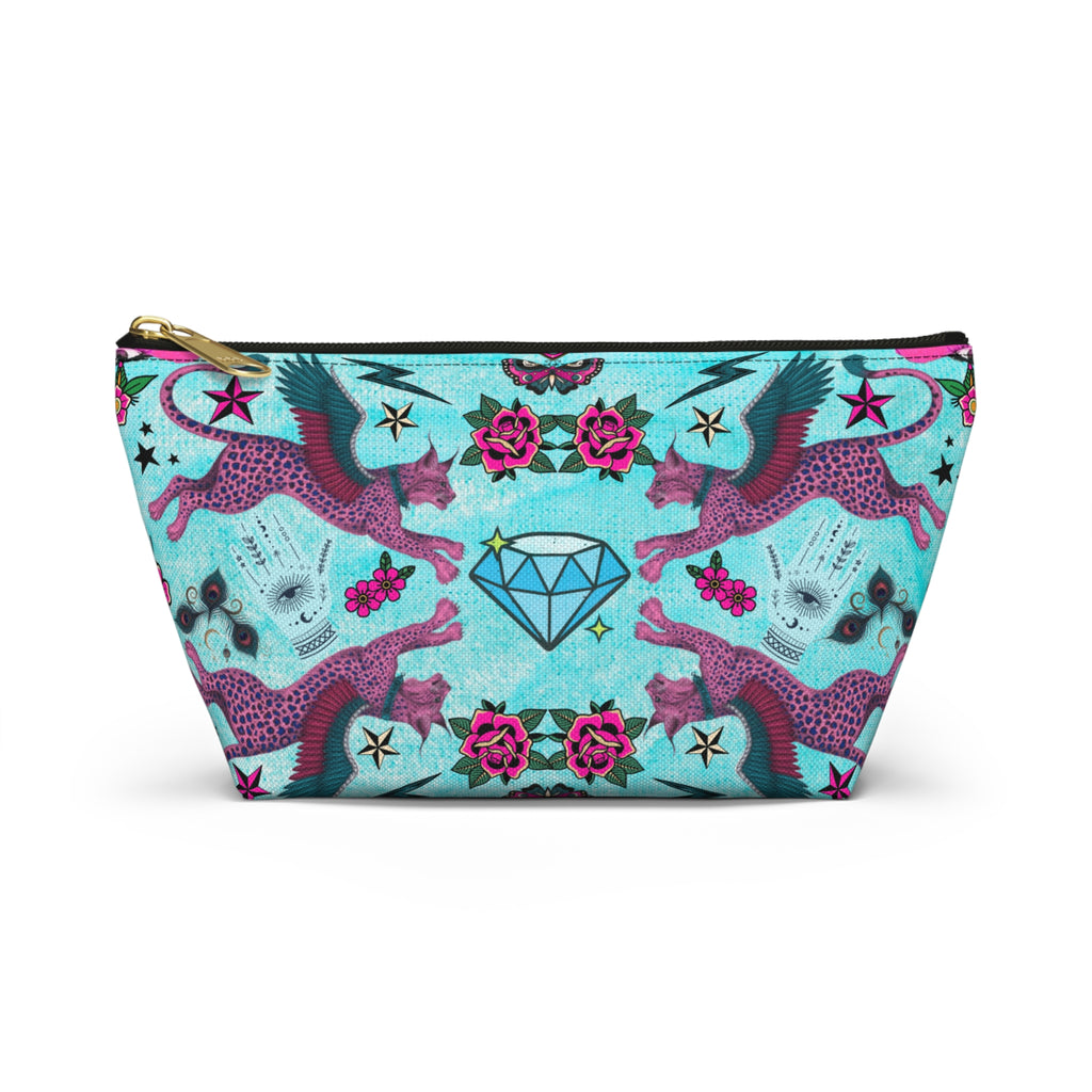 Mystic Retro Whimsy Maximalist Accessory Pouch