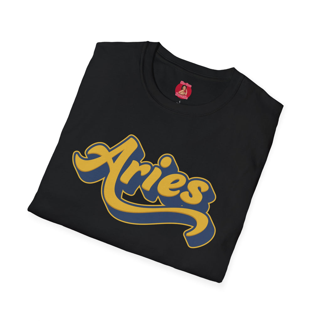 Aries zodiac sign crew neck T-shirt