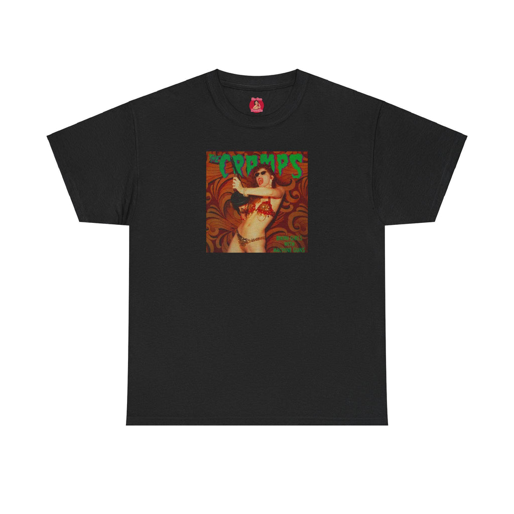 The Cramps Poison Ivy Bikini Girls With Machine GunsT-shirt, Vintage Rockabilly, Vintage Punk Rock