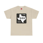 Texas Farm Road 666 Sign, Highway to Hell, Hail Satan Unisex T-shirt