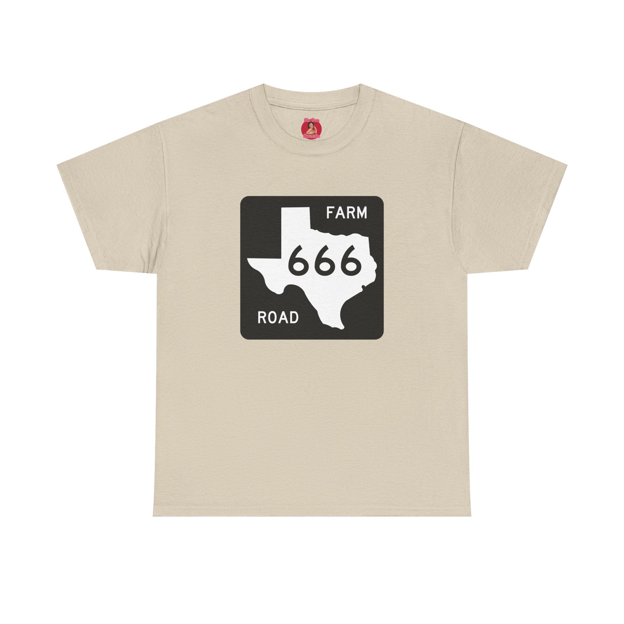 Texas Farm Road 666 Sign, Highway to Hell, Hail Satan Unisex T-shirt