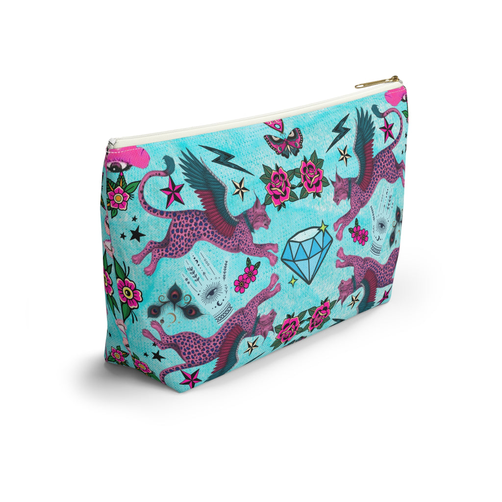 Mystic Retro Whimsy Maximalist Accessory Pouch
