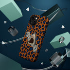 Shark Bite Leopard Print Phone Case — Magnetic Impact-Resistant