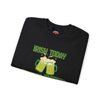 St. Patrick's Sweatshirt — "Irish Today, Hungover Tomorrow" Beer Graphic