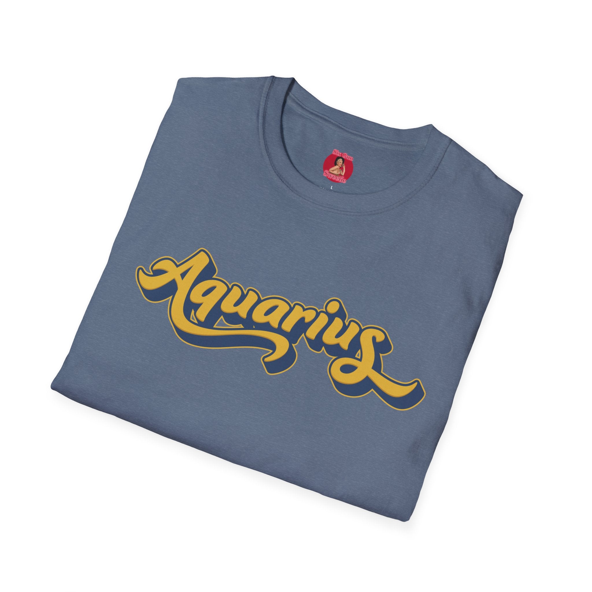 Aquarius zodiac crewneck unisex t-shirt