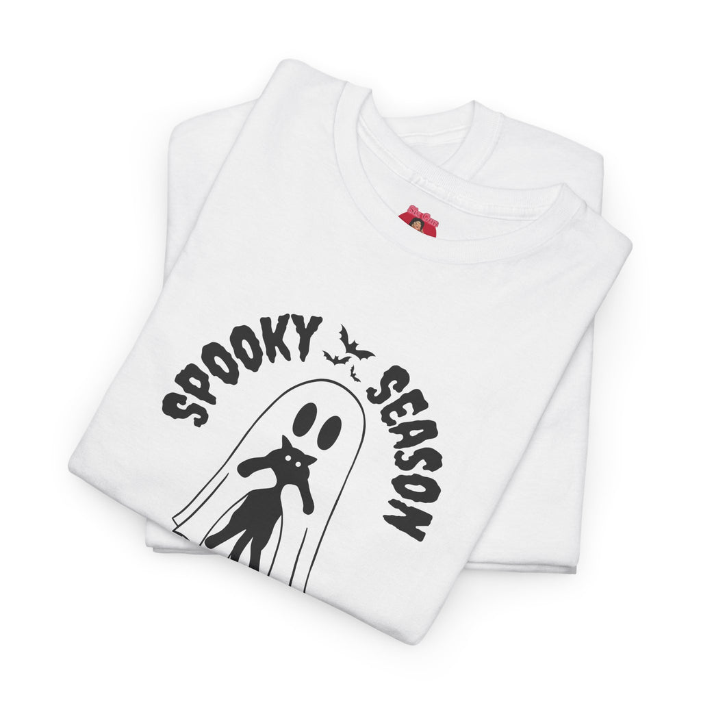 Spooky Ghost and Kitty Tee