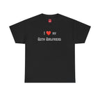 I love my Goth Girlfriend t-shirt Halloween costume T-shirt fun dating gift unique style