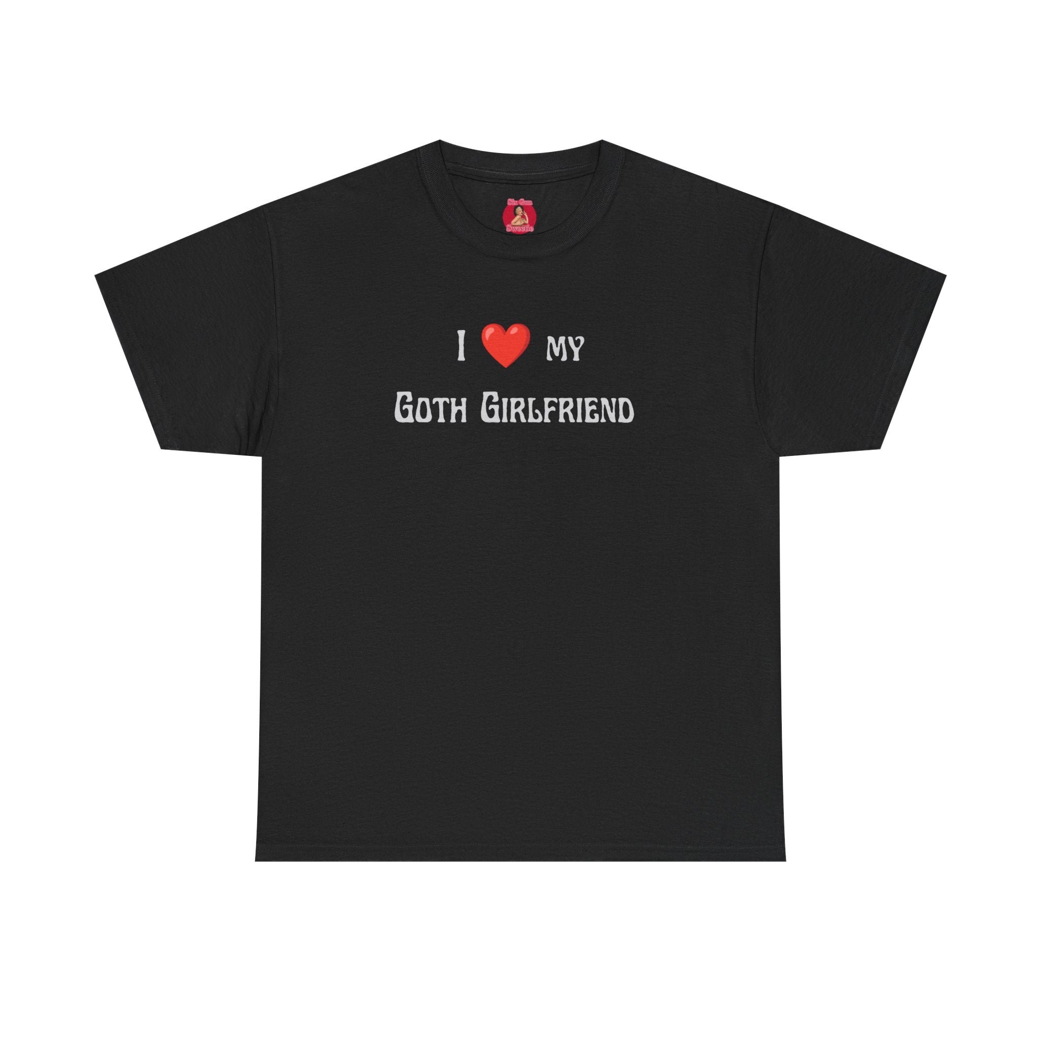 I love my Goth Girlfriend t-shirt Halloween costume T-shirt fun dating gift unique style