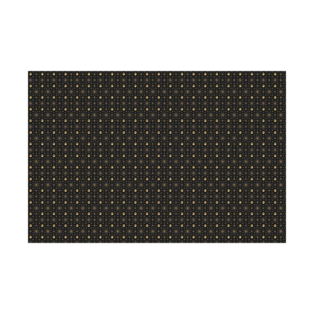 Gift Wrap Papers, Moon Design, Elegant Upscale Bespoke, Celestial Gift Wrap, Luxury Wrapping Paper, Designer Gift Wrap, Premium Moon