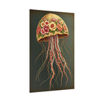 Floral Jellyfish Poster