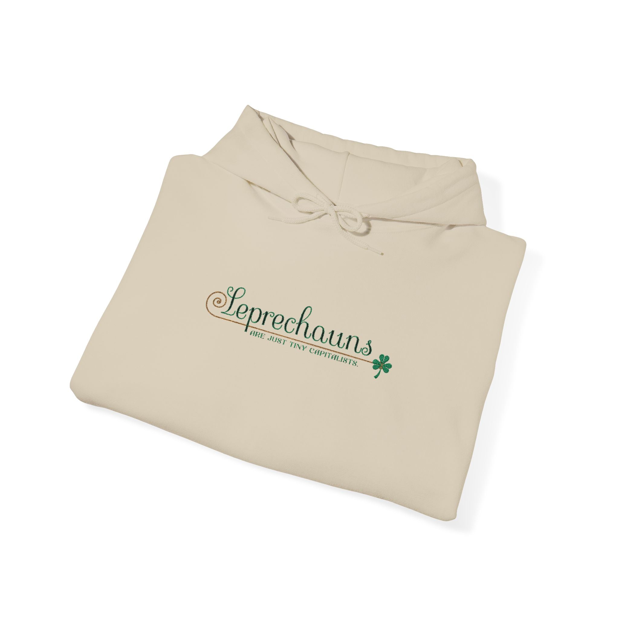 Leprechauns Are My Favorite People Hoodie — St. Patrick’s Day Shamrock Sweatshirt-Embroidery