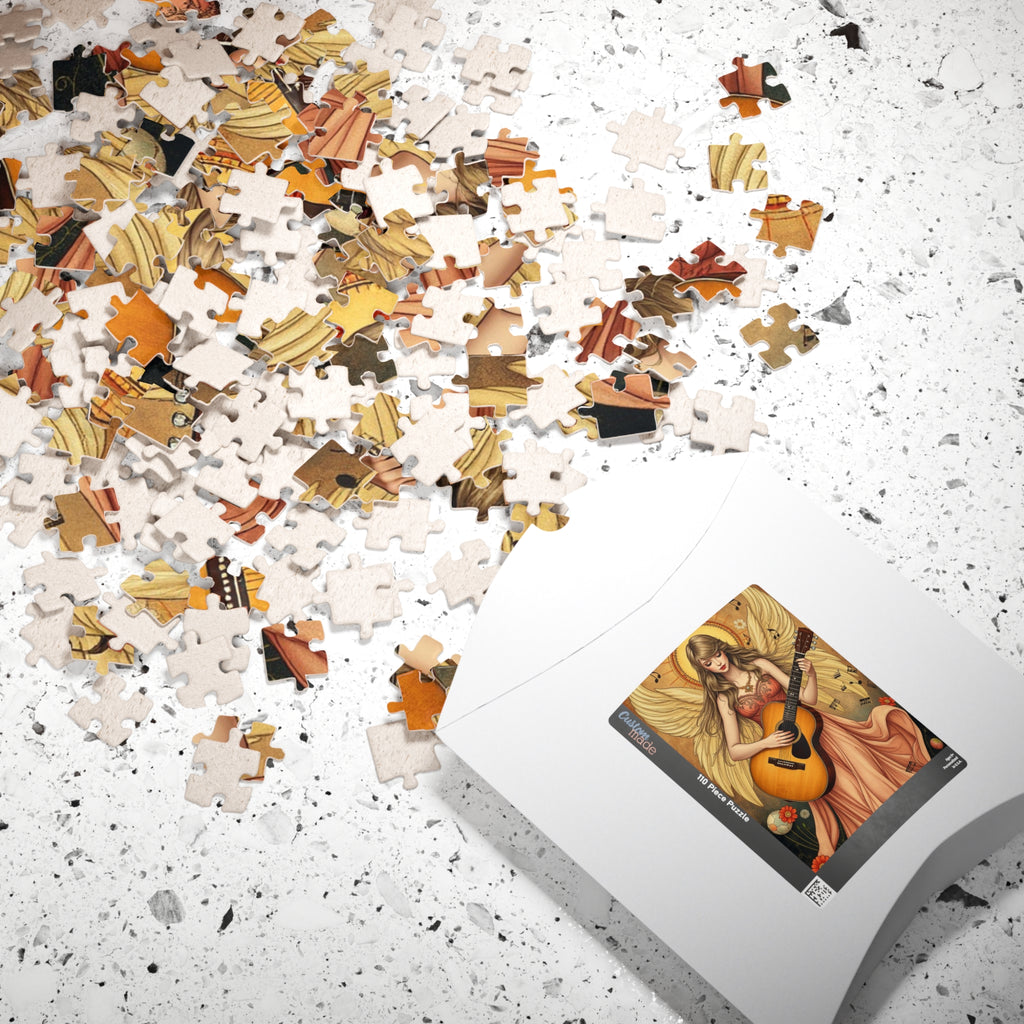 Puzzle, Angel of Harmony playing guitar