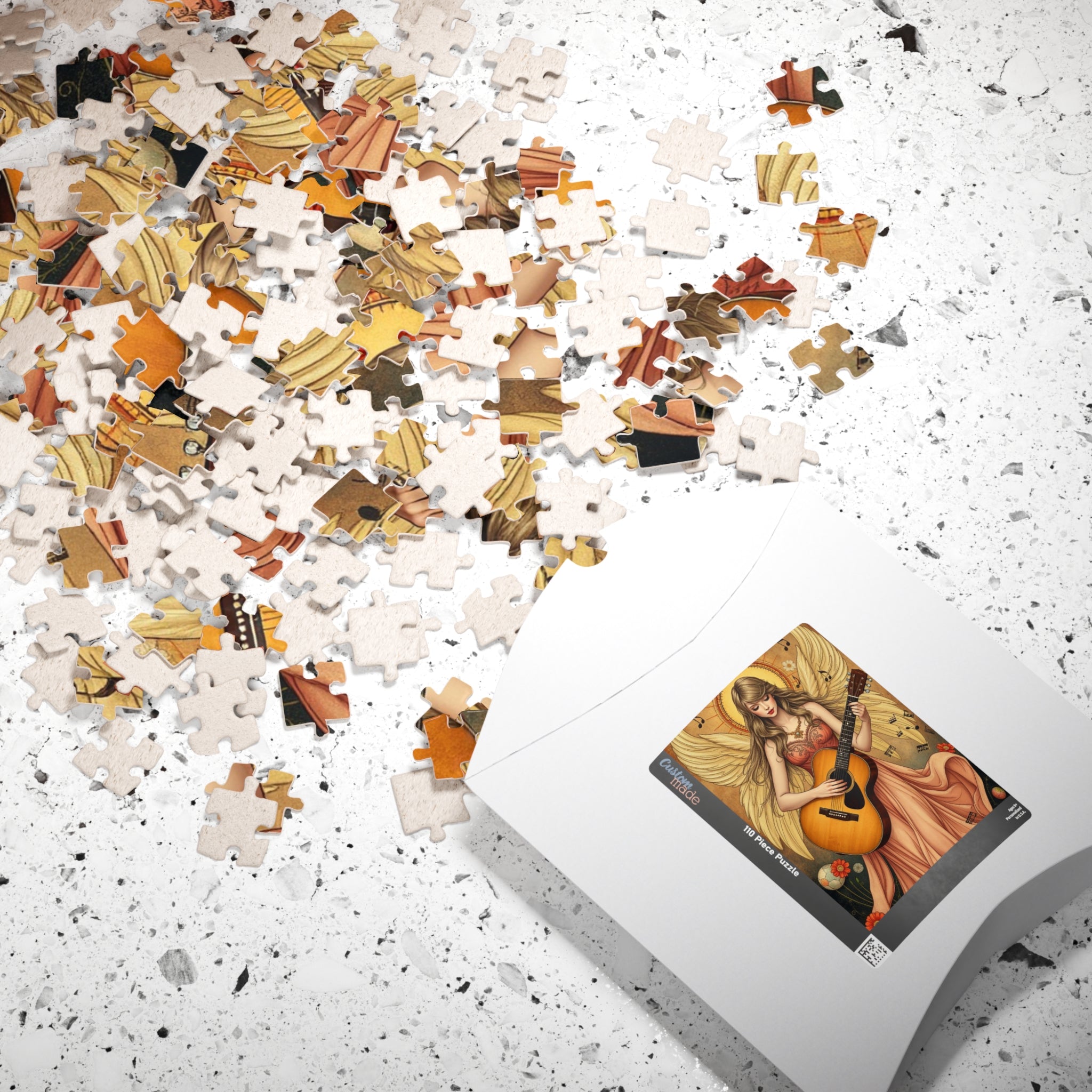 Puzzle, Angel of Harmony playing guitar