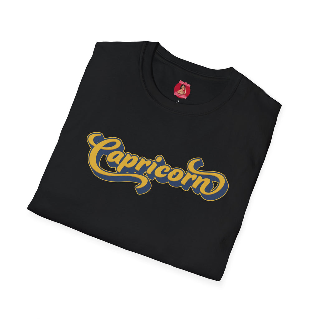 Capricorn zodiac sign crew neck T-shirt