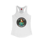 Earth Day Women's Racerback Tank — "Save the Planet, My Cat Says So"