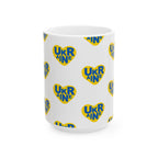 Mug Yellow Heart Ukraine Support Ceramic