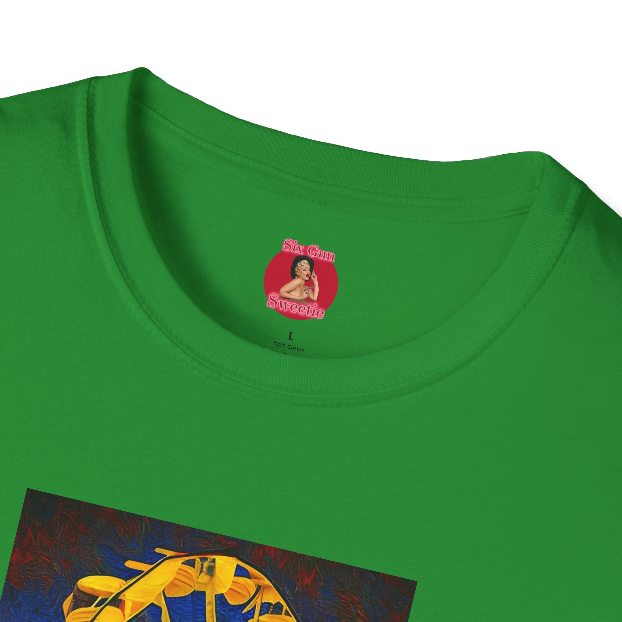 Ferris Wheel T-Shirt, Gothic Van Gogh Style Graphic Tee, Creepy Carnival Shirt, Unisex Softstyle Tee, Dark Art Clothing