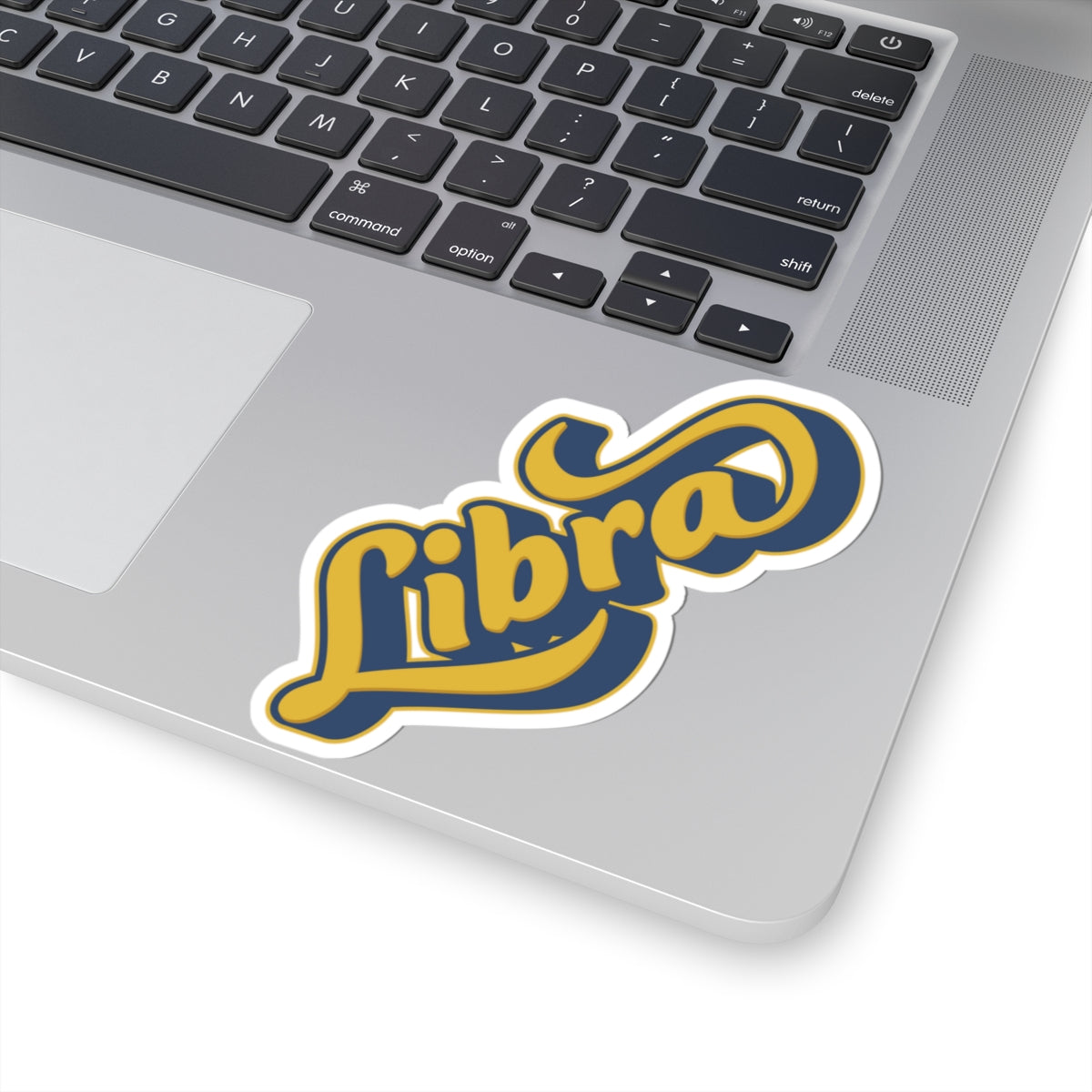 Copy of Libra 70s Groovy Zodiac Sticker — Retro Star Sign Kiss-Cut