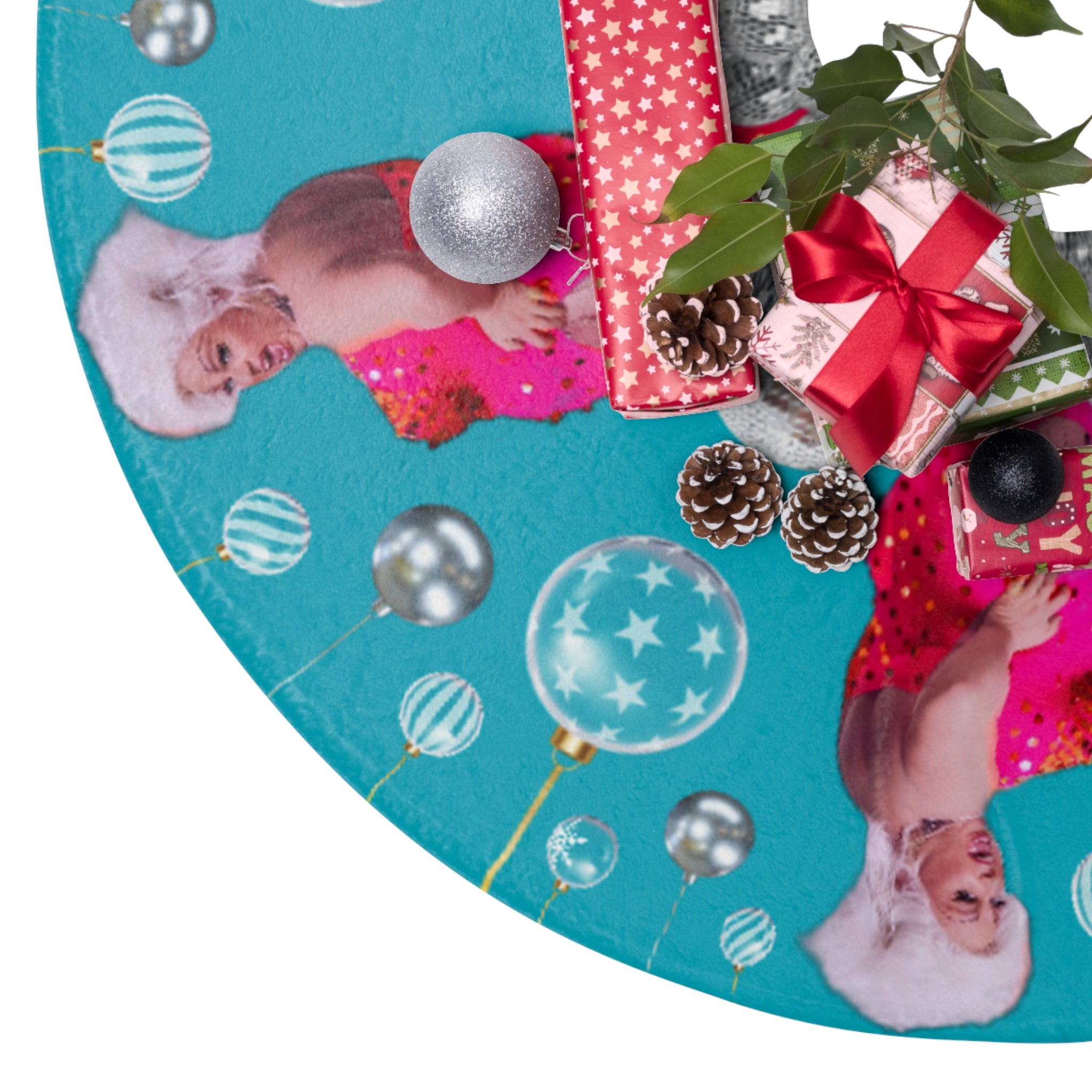 Retro Divine John Waters Icon Christmas Tree Skirt