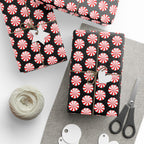 Gift Wrap - Peppermint Goth Christmas Pattern