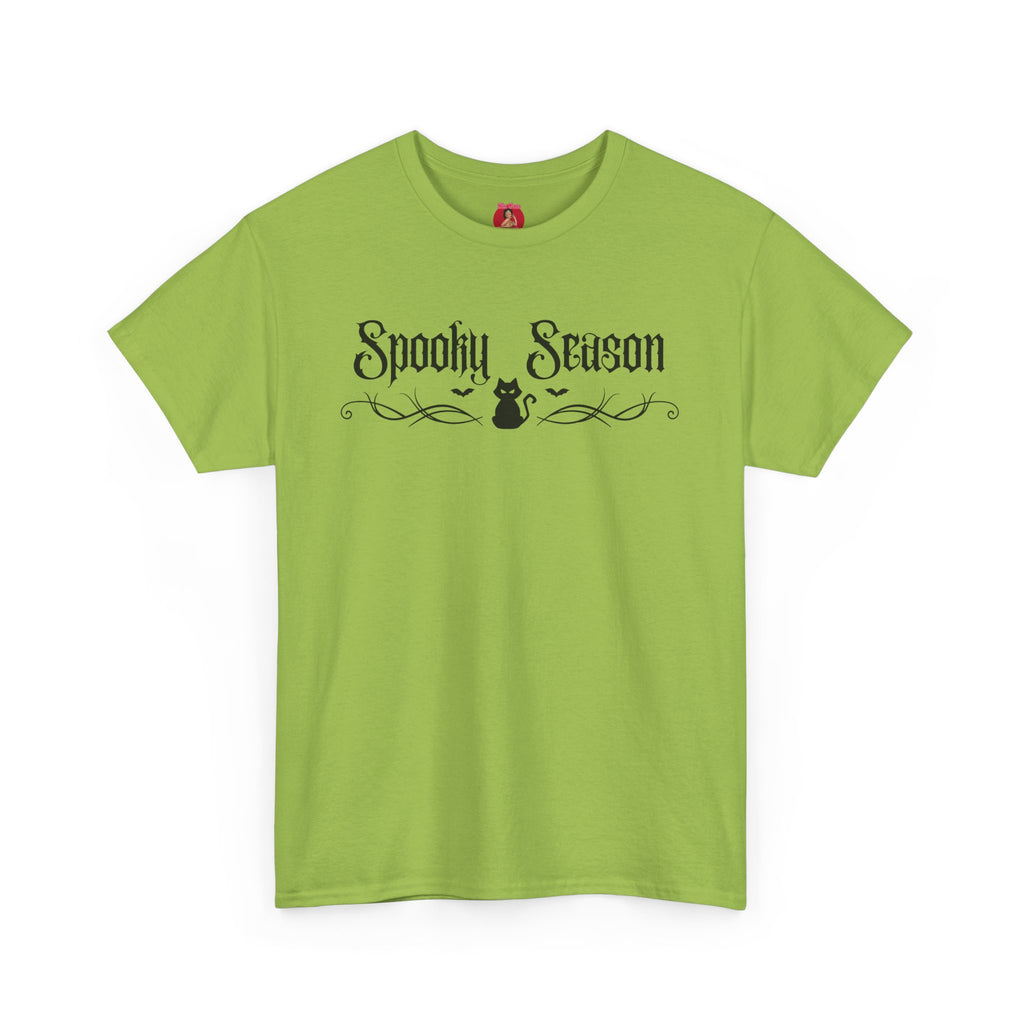 T-Shirt Spooky Season Black Kitty Tribal Unisex Tee