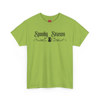 T-Shirt Spooky Season Black Kitty Tribal Unisex Tee