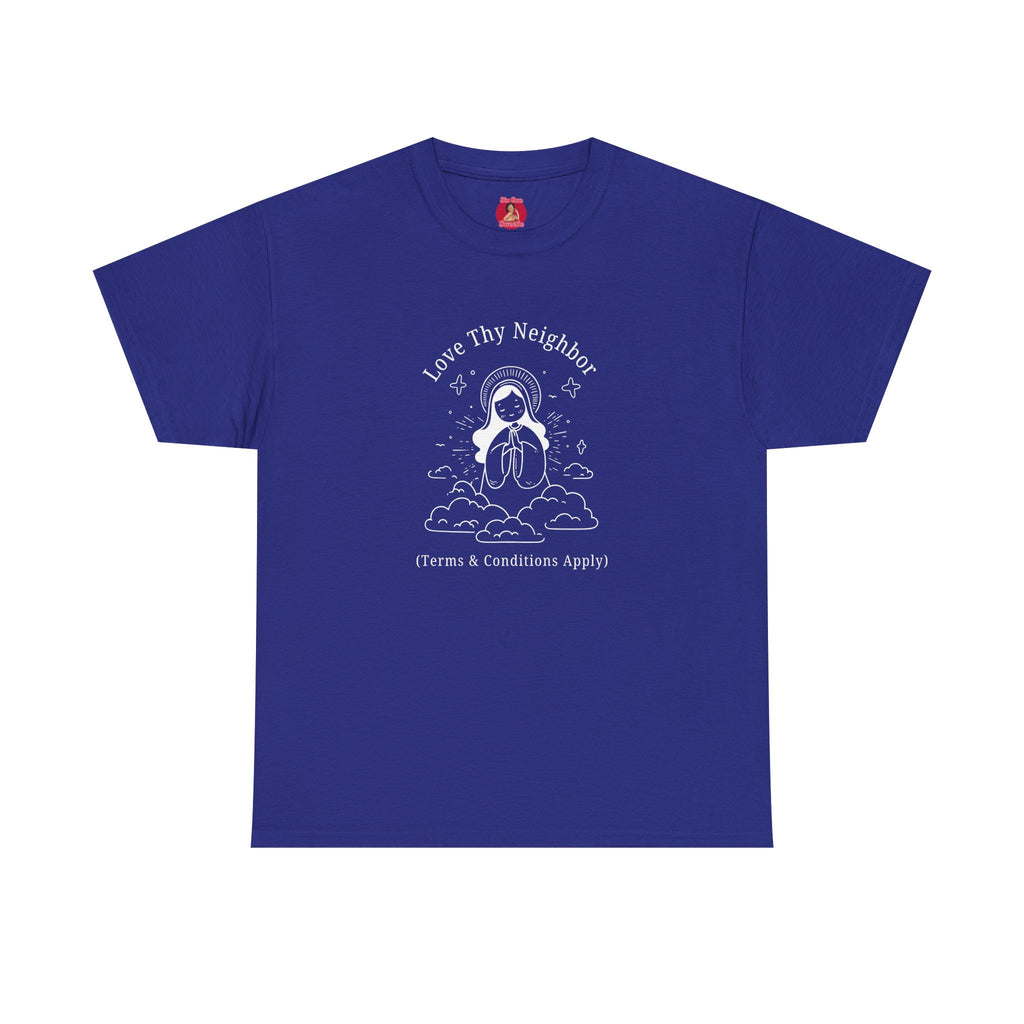 Funny Pro-Immigration Unisex Tee with 'Love Thy Neighbor' Design