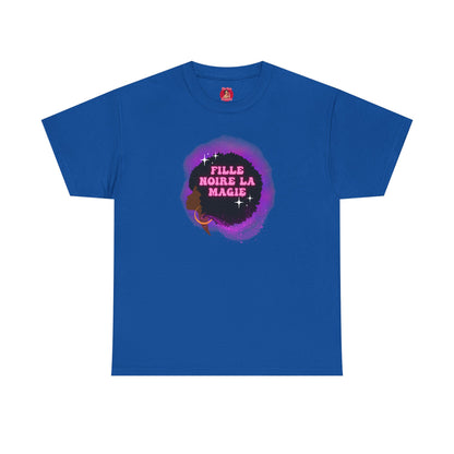 Black Girl Magic Unisex Tee, French Magie des Filles Noires, Afro, Black Excellence, Black History Shirt, Gift for Women and Girls,