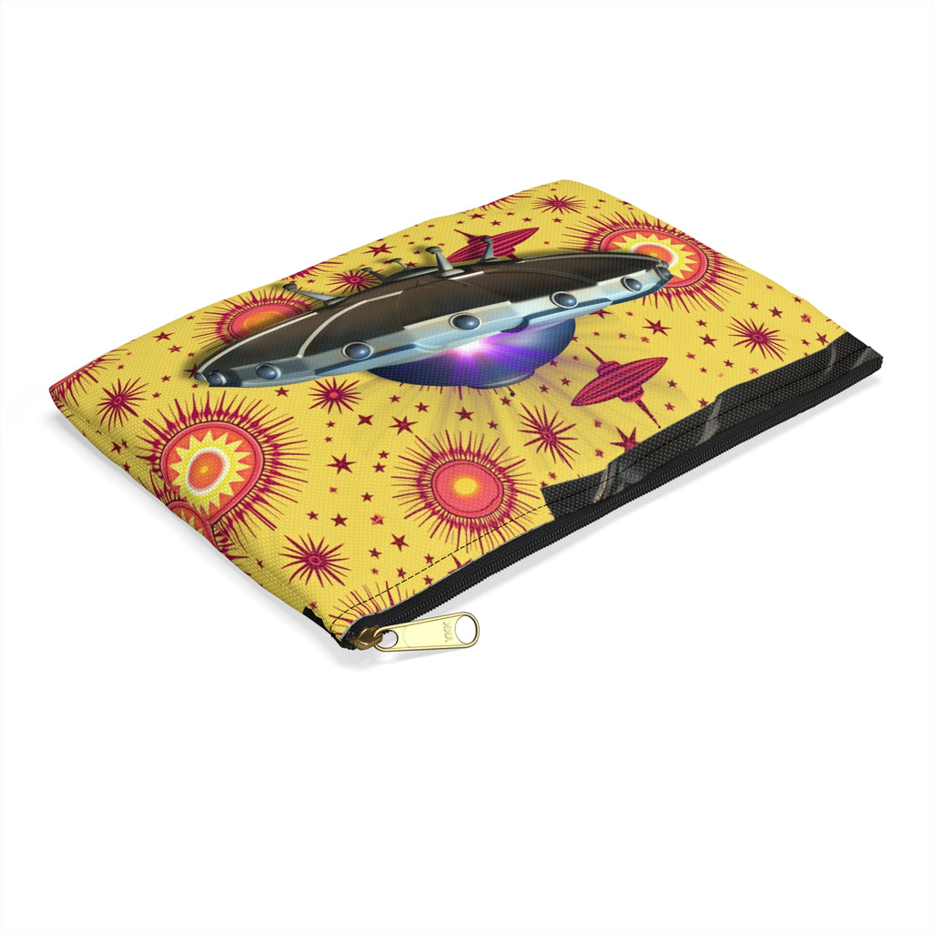 Accessory Pouch - Cute UFO Duct Tape, Six Gun Sweetie Collage Design