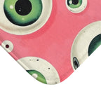 Eyeball Bath Mat - Quirky Pink Design
