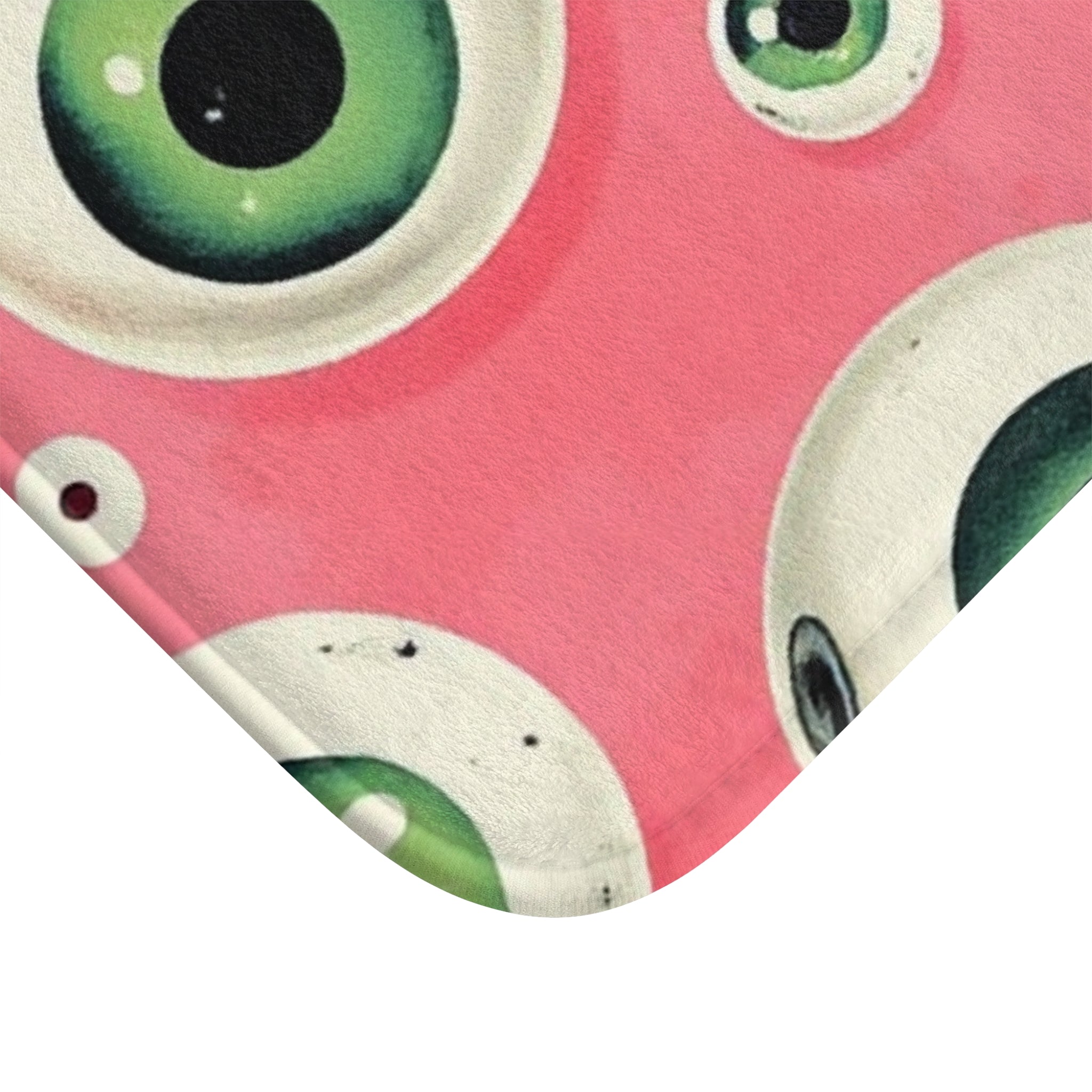Eyeball Bath Mat - Quirky Pink Design