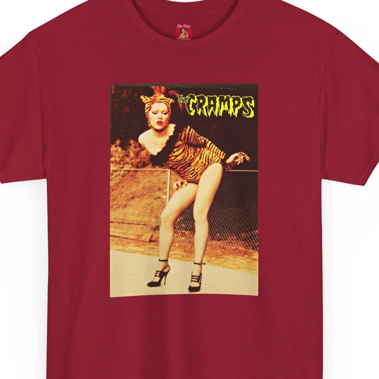 The Cramps Punk Rockabilly Unisex Tee, Poison Ivy Rorschach Shirt, Rockabilly Legendary Band Tee