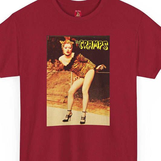 The Cramps Punk Rockabilly Unisex Tee, Poison Ivy Rorschach Shirt, Rockabilly Legendary Band Tee