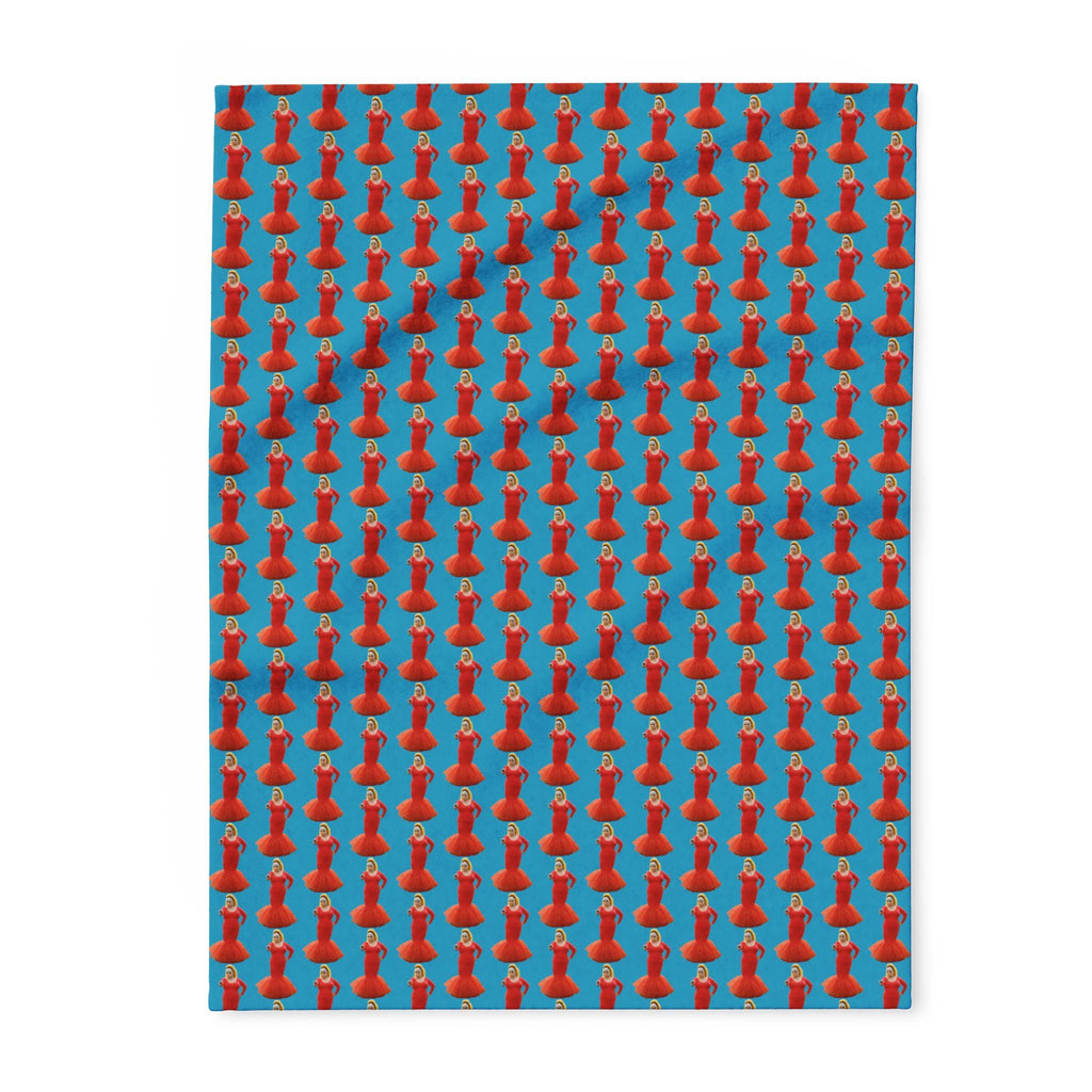 Divine Pink Flamingos Arctic Fleece Blanket Iconic John Waters film